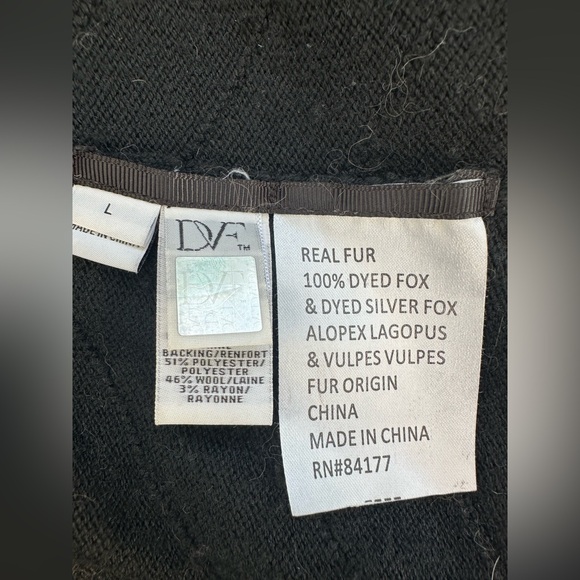 Diane Von Furstenberg fox vest - Picture 9 of 9